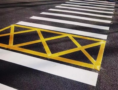 平凉平凉园区交通标线施工